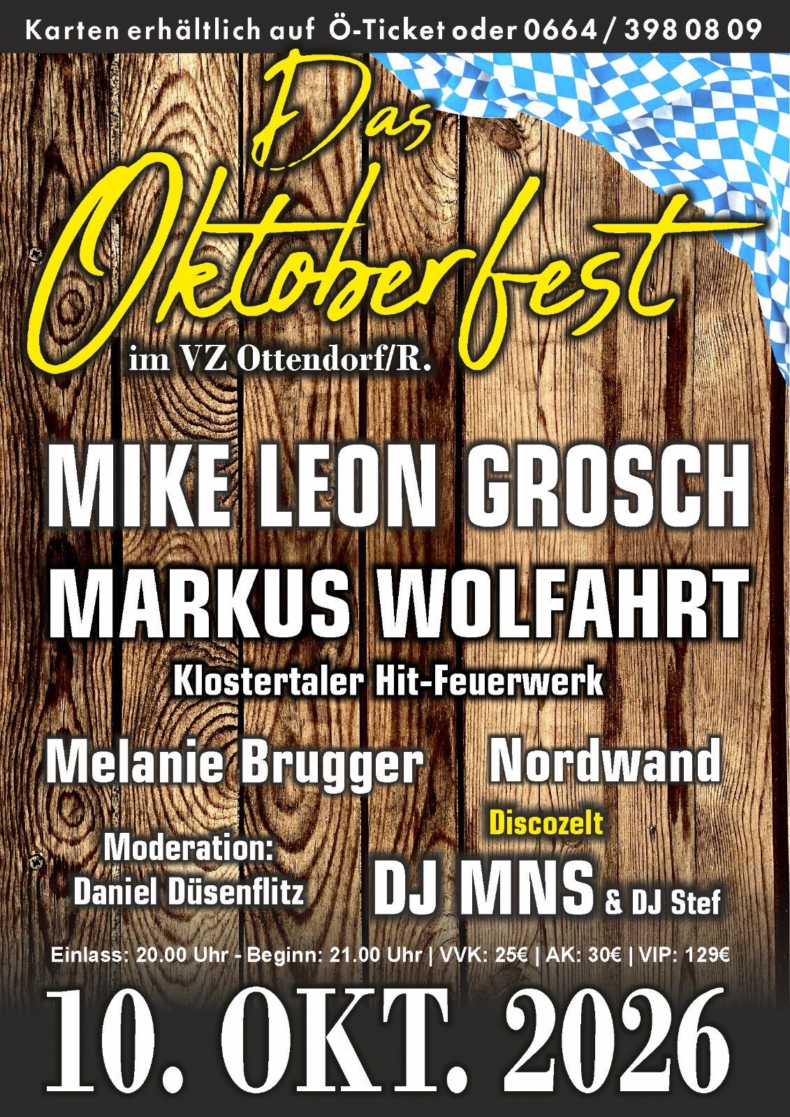 Plakat Das Oktoberfest 2026